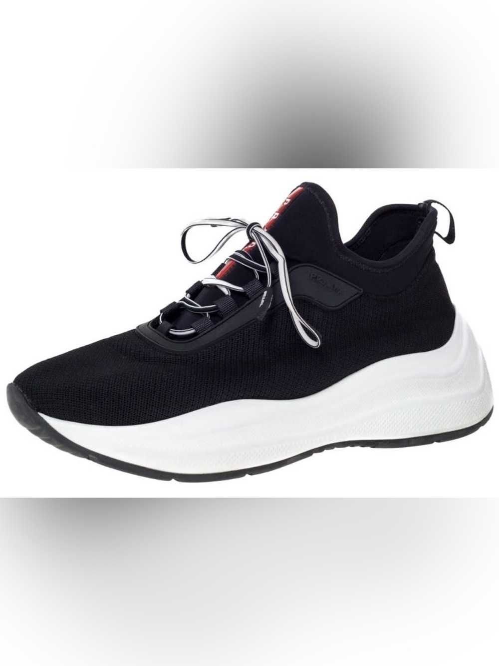 PRADA❗️Size 35,5 Black Mesh red logo chunky Sneakers
RETE + Neoprene